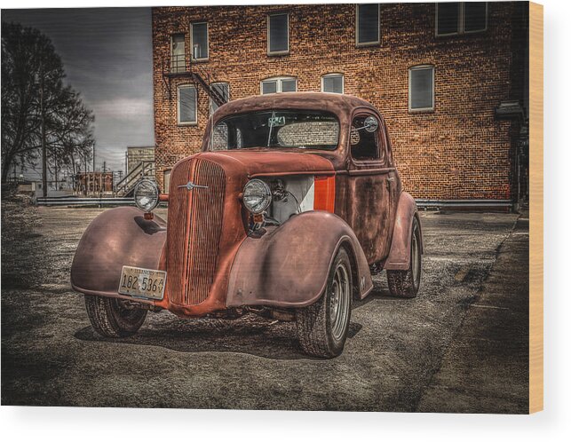 Chevy Wood Print featuring the photograph Primed In Time by Ray Congrove