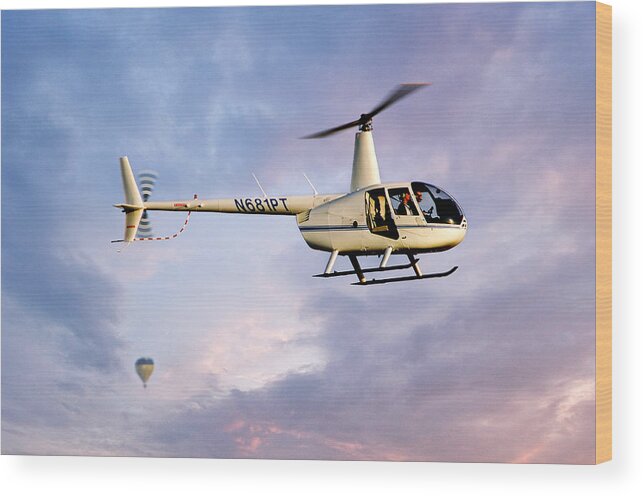 �2013 James David Phenicie Wood Print featuring the photograph R44 II by James David Phenicie