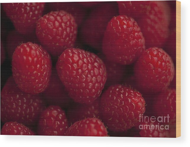 Abundance Wood Print featuring the photograph Raspberries by Jim Corwin