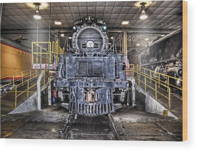 Steam Engine Wood Print featuring the photograph Ready to Begin My Restoration by Ken Smith