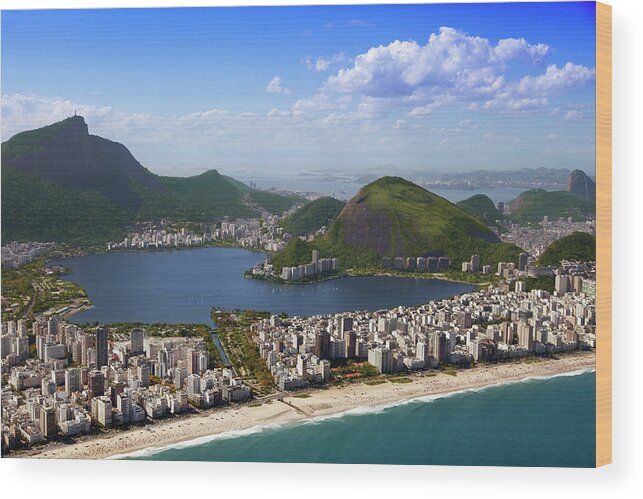 Scenics Wood Print featuring the photograph Rio De Janeiro by Luoman