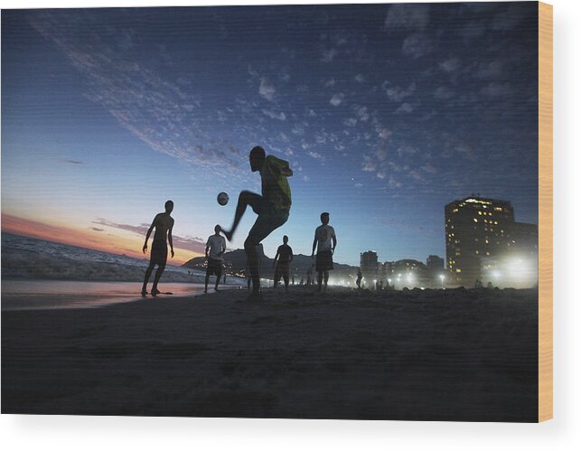 Celebration Wood Print featuring the photograph Rio Revels During Carnival Celebration by Mario Tama