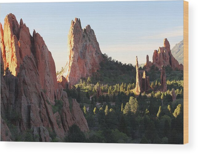 Colorado Wood Print featuring the photograph Rock of Ages by Eric Glaser