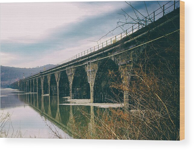 Rockville Bridge Wood Print featuring the photograph Rockville Bridge by John Daly