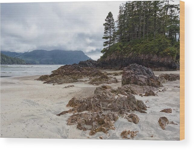 British Columbia Wood Print featuring the photograph Rocky Shores by Carrie Cole