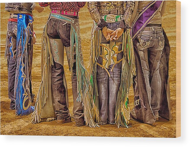 Rodeo Queen Wood Print featuring the photograph Rodeo Royalty by Priscilla Burgers