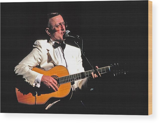 Roger Whittaker Wood Print featuring the photograph Roger Whittaker by Mike Flynn
