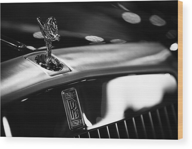 Phantom Drophead Coup� Wood Print featuring the photograph Rolls Royce by Sebastian Musial