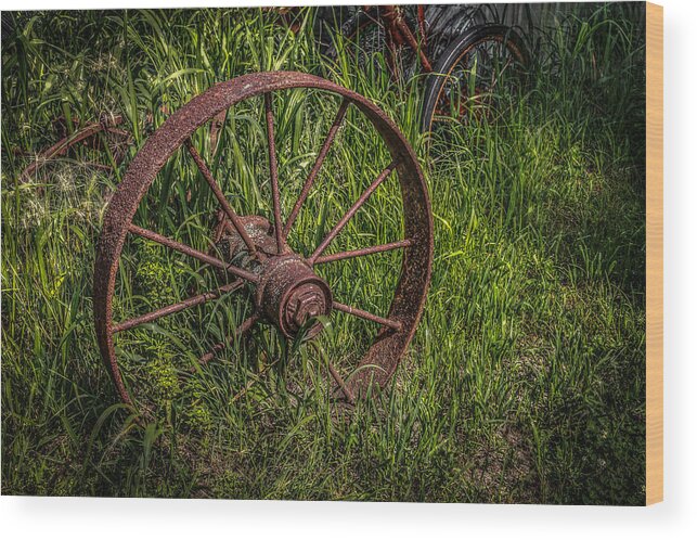 Rust Wood Print featuring the photograph Round And Rusty by Ray Congrove