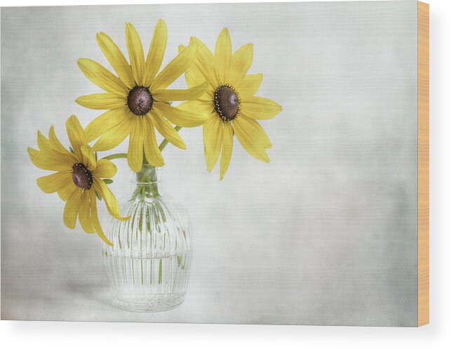 Rudbeckia Wood Print featuring the photograph Rudbeckia by Mandy Disher