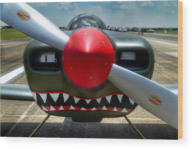 Ellington Field Wood Print featuring the photograph Rudolph with Attitude by Tim Stanley