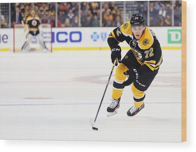 National Hockey League Wood Print featuring the photograph San Jose Sharks v Boston Bruins by Maddie Meyer
