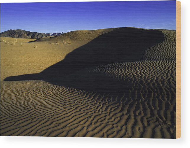 Utah Wood Print featuring the photograph Sand Ripples by Chad Dutson