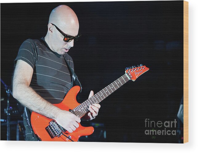 Joe Satriani Wood Print featuring the photograph Satriani 3377 by Timothy Bischoff