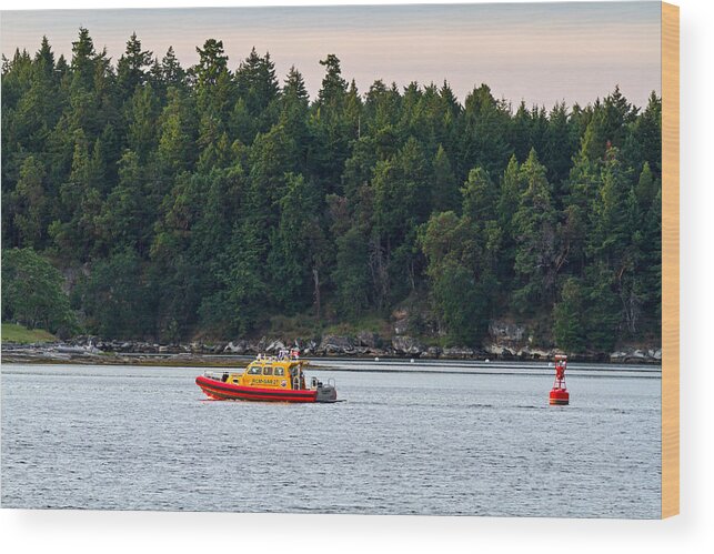 Boats Wood Print featuring the photograph Search and Rescue by Michael Russell