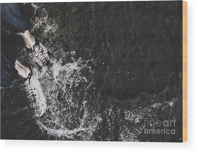 Water Wood Print featuring the photograph Seas of freedom by Jorgo Photography