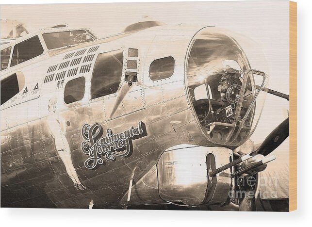 Sentimental Journey Wood Print featuring the photograph Sentimental Journey by Steven Reed