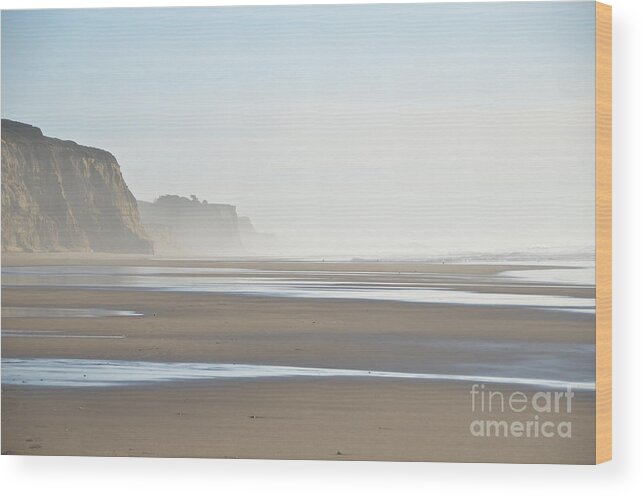 Beach Wood Print featuring the photograph Serenity by Amy Fearn