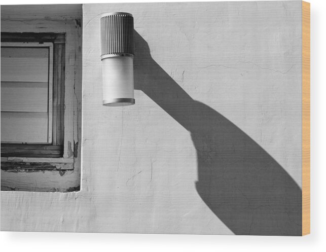 Lamp Shadow Wood Print featuring the photograph Shadows Speak by Prakash Ghai