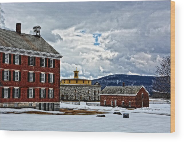 Shaker Wood Print featuring the photograph Shaker Village by Mike Martin