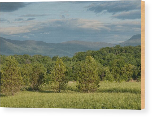 Shenandoah Valley Wood Print featuring the photograph Shenandoah Valley May View by Lara Ellis