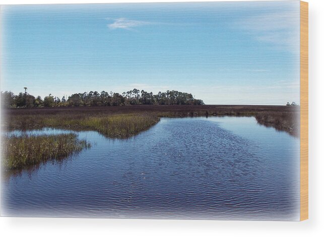 Shired Island Wood Print featuring the photograph Shired Island View 2 by Sheri McLeroy