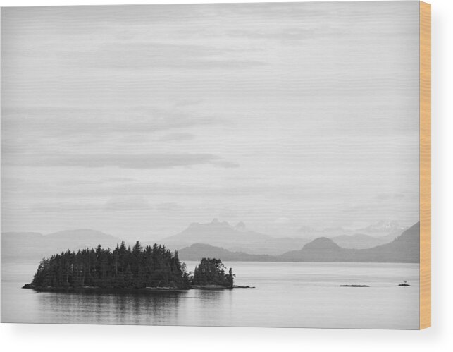 Sitka Wood Print featuring the photograph Sitka Alaska by Carol Leigh