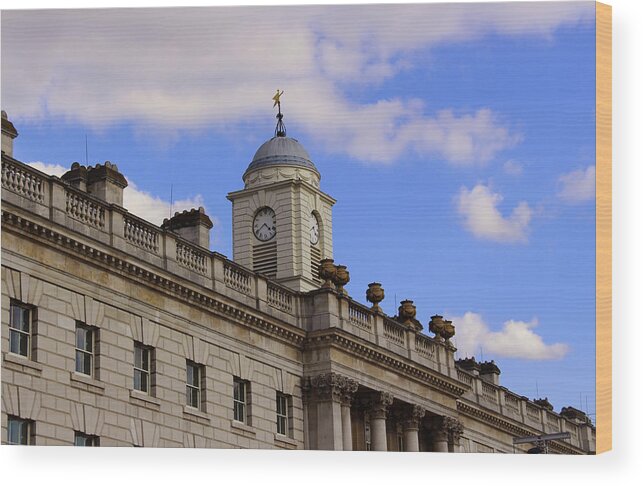 Somerset House Wood Print featuring the photograph Somerset House by Nicky Jameson
