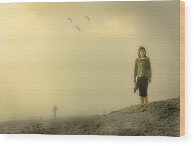 Girl Wood Print featuring the photograph Soul Surfer by Scott Stocklin
