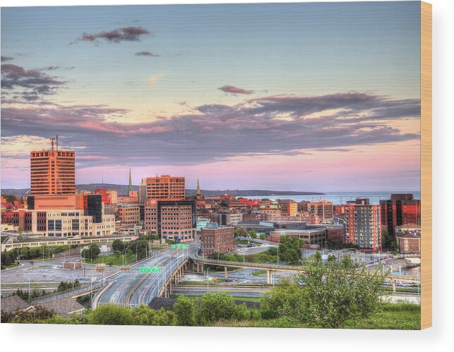 St Johns Wood Print featuring the photograph St. John's New Brunswick Sunset Skyline by Shawn Everhart
