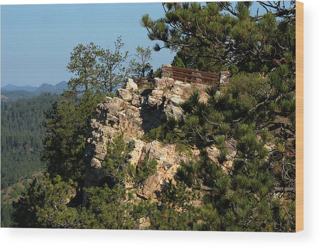 Dakota Wood Print featuring the photograph Stratobowl Overlook by Greni Graph