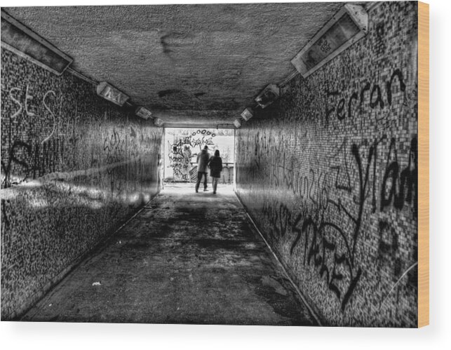 Subway Wood Print featuring the photograph Subway by Nigel R Bell