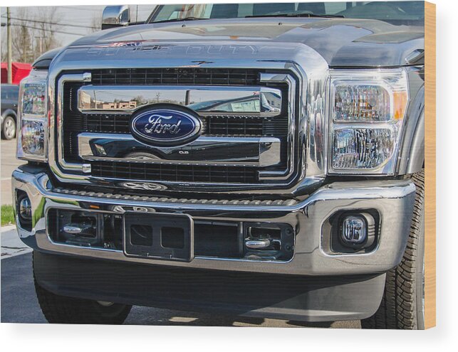 Ford Super Duty Wood Print featuring the photograph Super Duty 1692 by Guy Whiteley