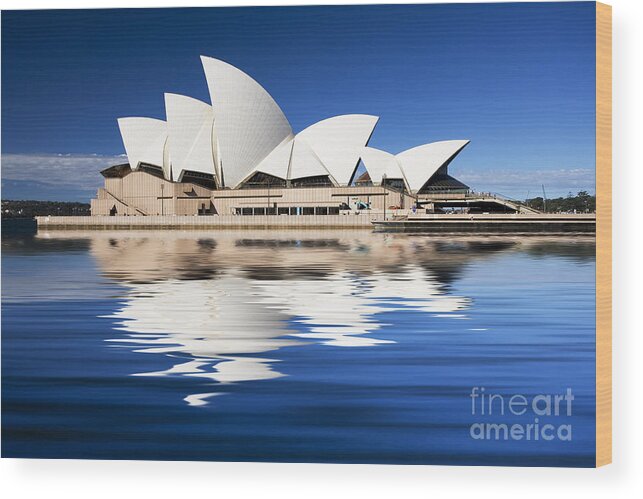 Sydney Opera House Wood Print featuring the photograph Sydney Icon by Sheila Smart Fine Art Photography