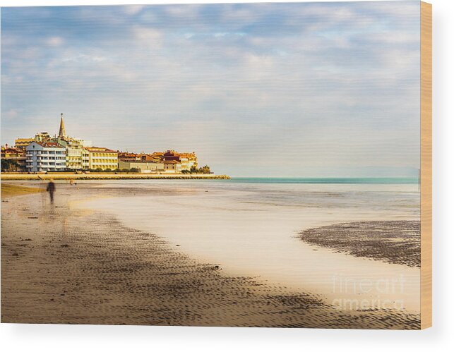 Friaul-julisch Venetien Wood Print featuring the photograph Take A Walk At The Beach by Hannes Cmarits