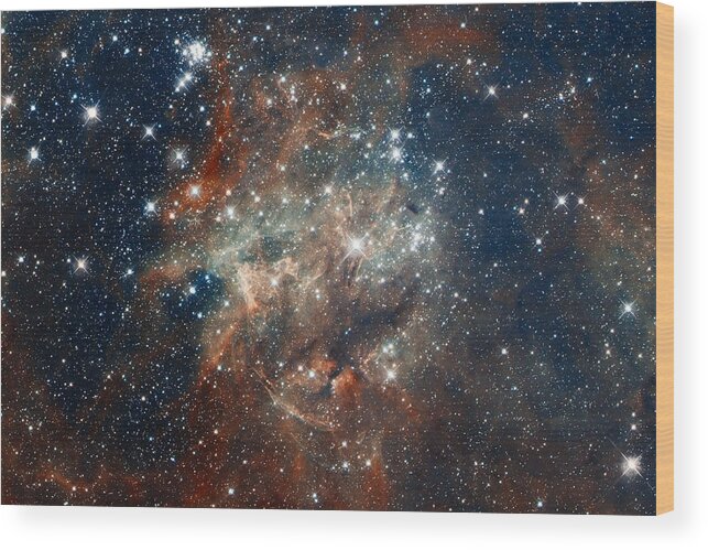 Space Wood Print featuring the photograph Tarantula Nebula by Eric Glaser