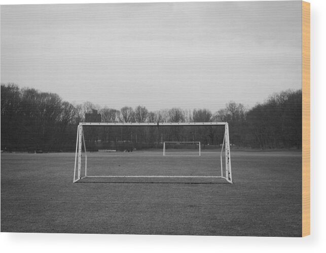 Goal Wood Print featuring the photograph The Beautiful Game by Richie Stewart