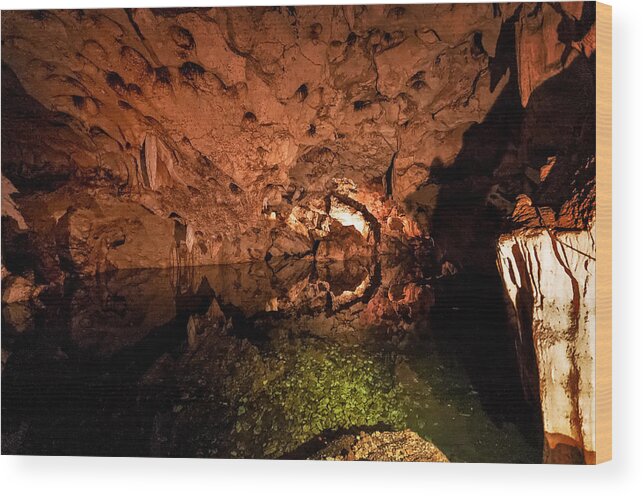 Jamaica Wood Print featuring the photograph The Cave by Bill Howard