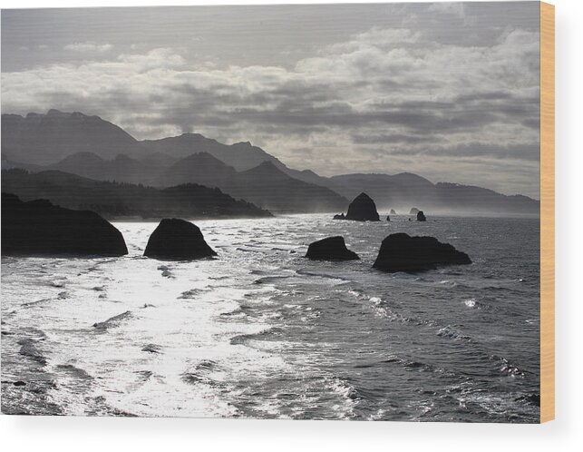 Oregon Wood Print featuring the photograph The Coast by Steve Parr