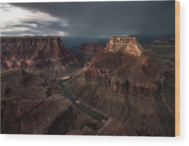 Arizona Wood Print featuring the photograph The Confluence by John W Dodson
