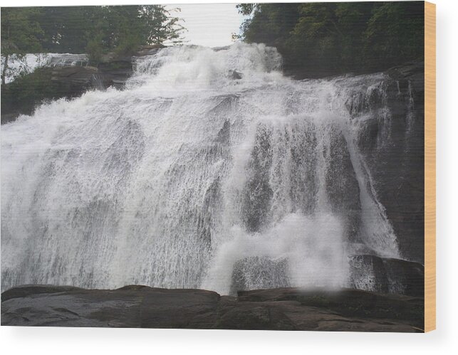 Waterfalls Wood Print featuring the photograph The Falls by Jean Wolfrum