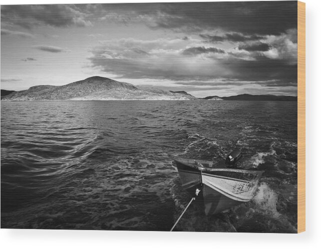 Labrador Sea Wood Print featuring the photograph The Human Element by Ben Shields