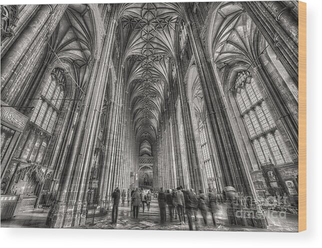 Cathedral Wood Print featuring the photograph The Long Walk to Enlightenment by Jack Torcello