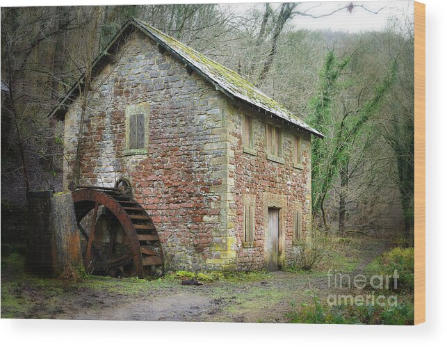 Watermill Wood Print featuring the photograph The Old Watermill by David Birchall