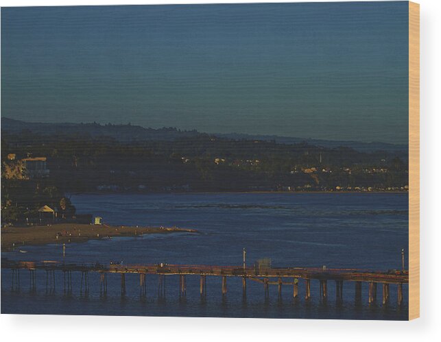 California Wood Print featuring the photograph The Pier by Tom Kelly