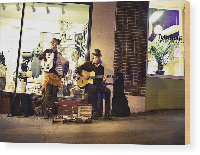 Street Photography Wood Print featuring the photograph The Resonant Rogues by Gray Artus