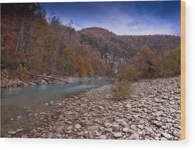 River Wood Print featuring the photograph The River Runs Through by Renee Hardison