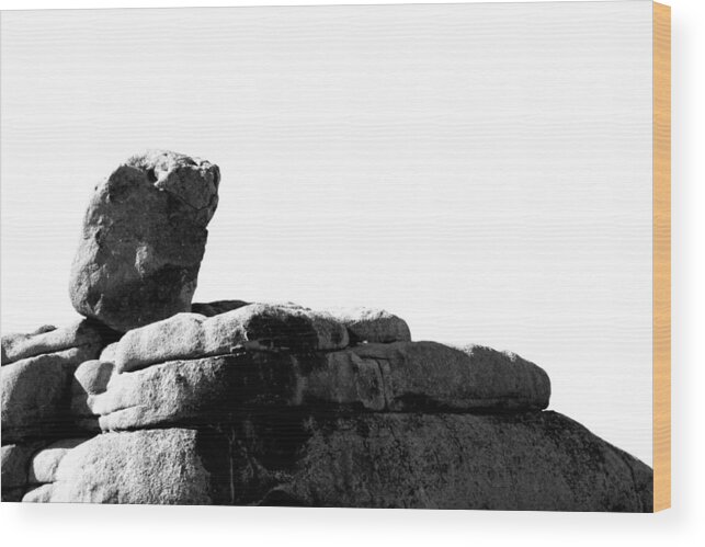 Jtnp Wood Print featuring the photograph The Rocks Of Contrast by Carolina Liechtenstein