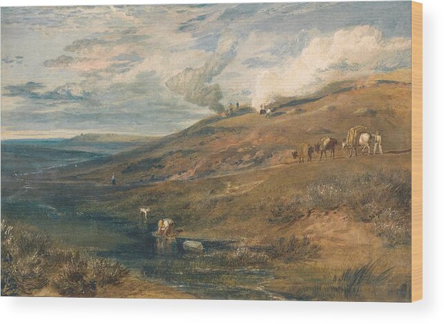 1813 Wood Print featuring the painting The Source of the Tamar and the Torridge by JMW Turner
