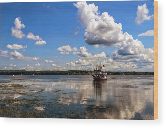 Steamboat Wood Print featuring the photograph The Tour by Mark Papke